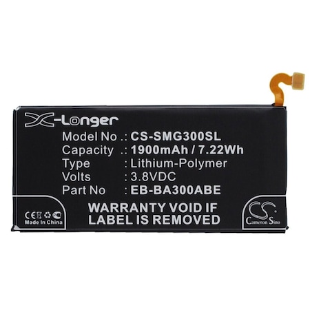 Bsc Preferred Samsung SM-A3000 SM-A3009 SM-A300F SM-A300F SM-A300FU SM-A300G SM Mobile Phone Repl. Battery CS-SMG300SL